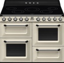 Piano de cuisson Smeg TR4110IP2, 110 cm, 3 fours, 5 zones induction, 61 L, classe A