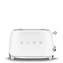 Grille-pain Smeg TSF01WHMEU 2 tranches blanc mat, style années 50, 6 niveaux de brunissage, 950 W