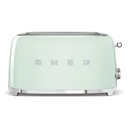 Grille-pain Smeg TSF02PGEU vert d'eau, 2 fentes extra larges, 6 niveaux de brunissement, 1500 W
