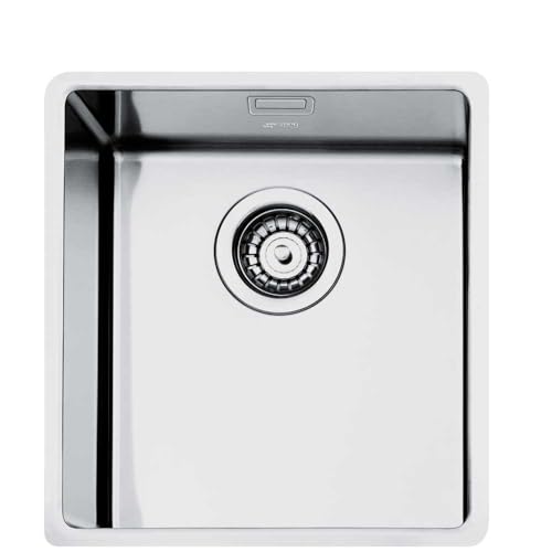 Evier inox 1 bac sans égouttoir VFU34SFR Smeg