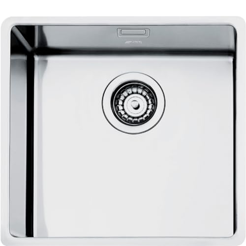 Evier inox 1 bac sans égouttoir VFU50SFR Smeg