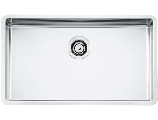 Évier inox SMEG VFU71SFR, 1 bac, sans égouttoir, inox