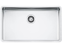 Évier inox SMEG VFU71SFR, 1 bac, sans égouttoir, inox