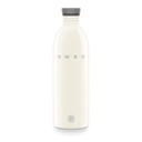 Gourde SMEG WBF02CR crème brillant, 1000 ml, acier inoxydable 18/8, bouchon étanche à l'air