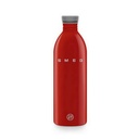 Gourde SMEG WBF02RD, 1000 ml, acier inoxydable 18/8, finition brillante rouge, style années 50