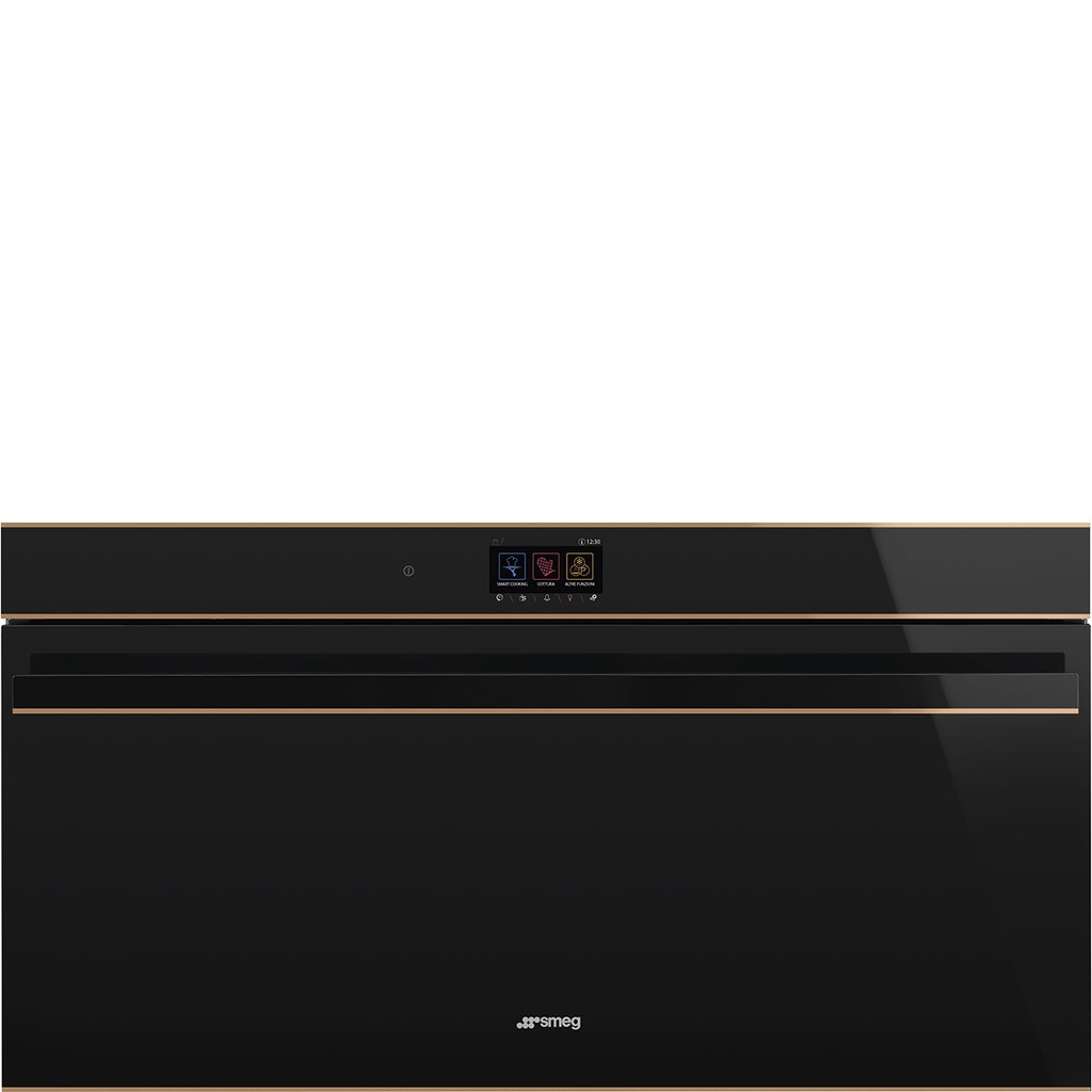 Four électrique encastrable Smeg SFPR9604TNR, 85 L, pyrolyse, écran TFT tactile, Wi-Fi