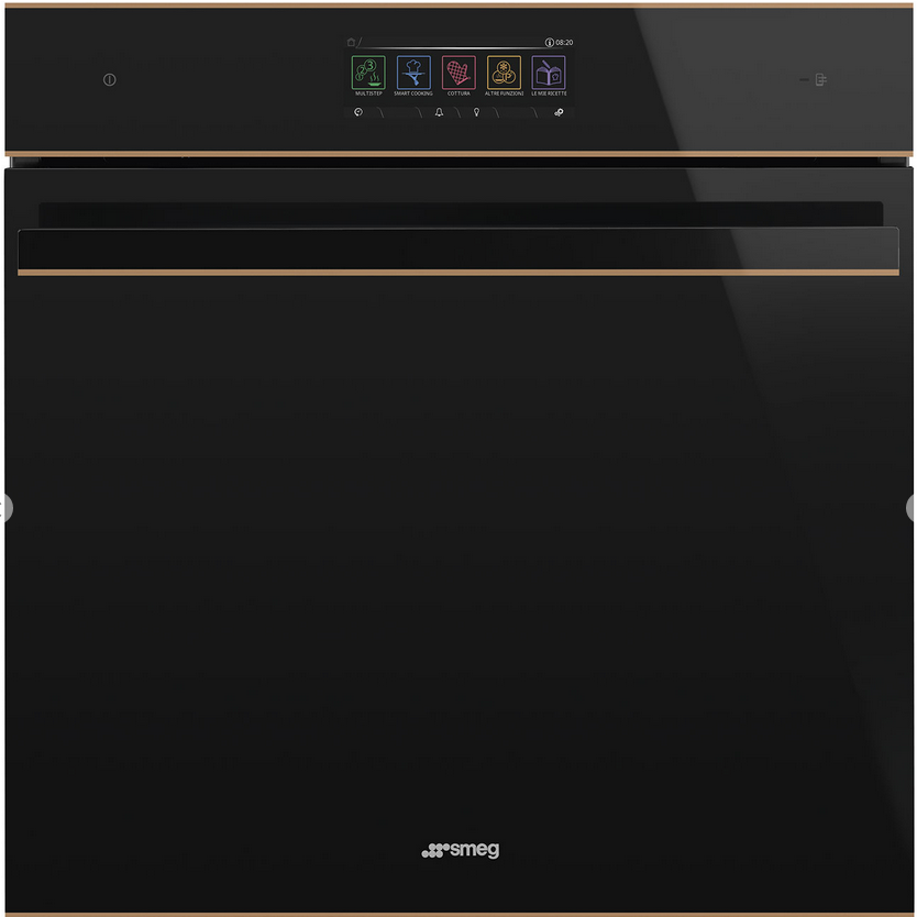 Four combiné vapeur Smeg SO6606WAPNR, 68 L, micro-ondes, écran TFT tactile, connecté Wi-Fi, nettoyage Vapor Clean
