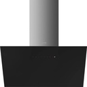 Hotte décorative murale Smeg KICV90BL2, verre noir, 620 m³/h, éclairage LED, commande tactile, 3 vitesses