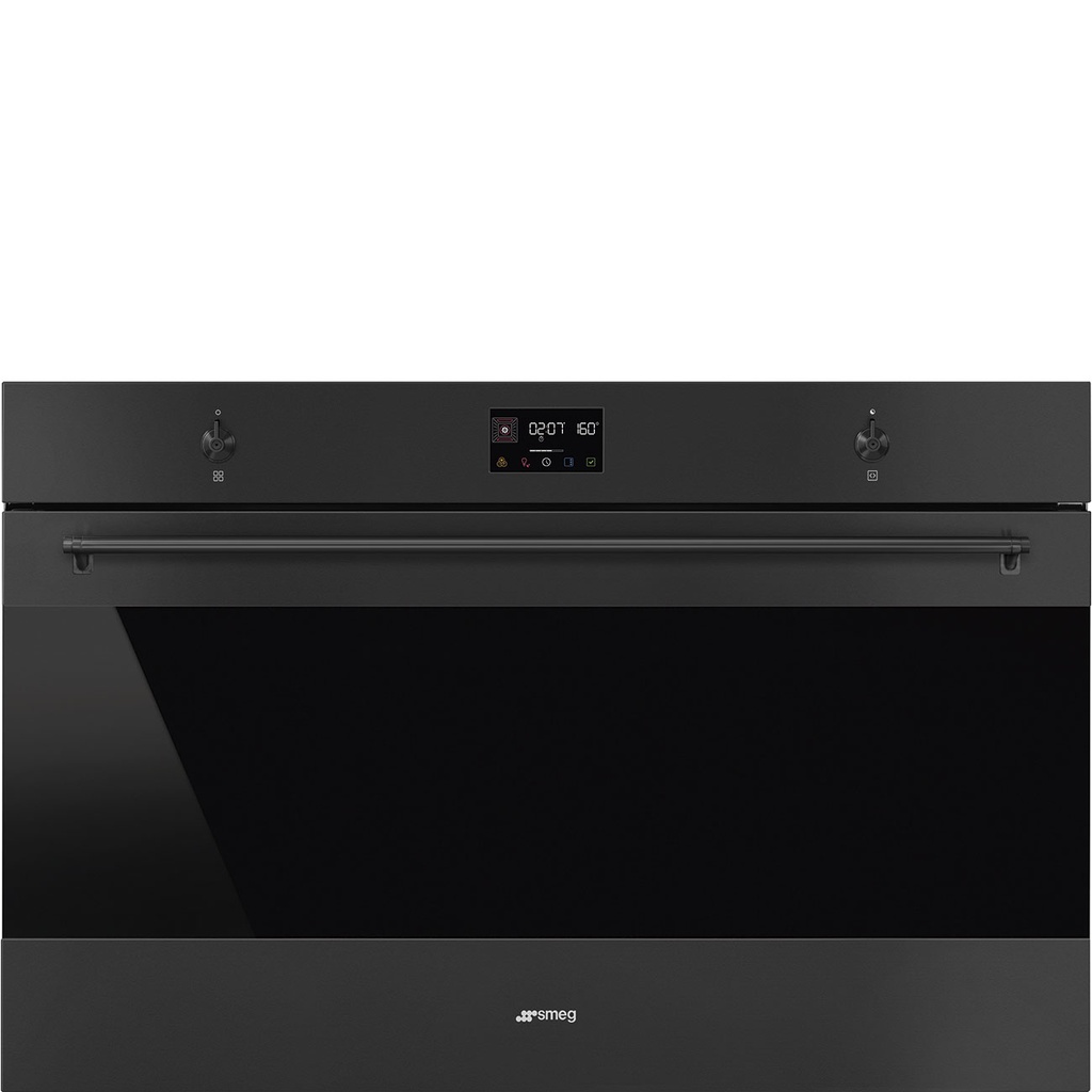Four électrique SMEG SFP9302TN, 115 L, 4000 W, noir intégrable