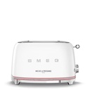 SMEG Toaster 2 tranches Inès de la Fressange Blanc - Années 50 - TSF01IDFEU