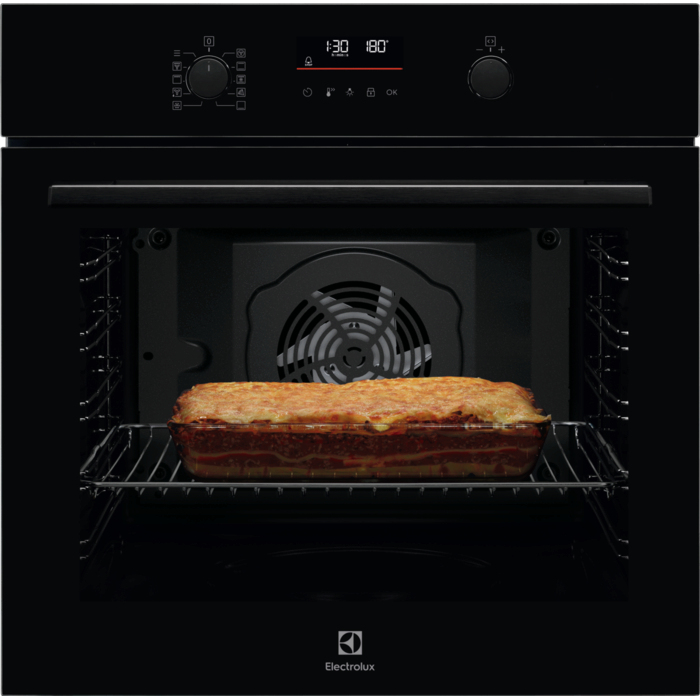 Four pyrolyse Electrolux LOF6P16Z, 72 L, cuisson par convection, grill, écran LCD tactile, classe A++