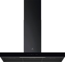 Hotte décorative murale Electrolux LFT819K, 90 cm, noire, 600 m³/h, 3 vitesses, éclairage LED, classe A