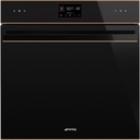 Four pyrolyse Smeg SOP6602TNR, 68 L, commandes tactiles, écran LCD, porte froide