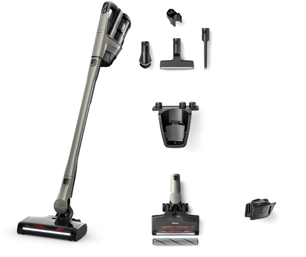 Aspirateur balai sans fil Miele HX3HARDFLOOR, électrobrosse MultiFloor XXL, filtre HEPA Lifetime, batterie remplaçable