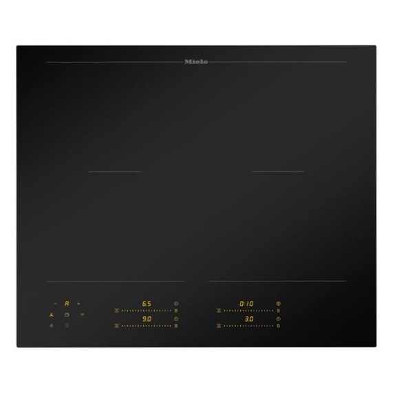 Plaque induction Miele KM8565FLMATTFINISH, 4 zones PowerFlex, noir mat MattFinish, MultiSlide, Miele Home