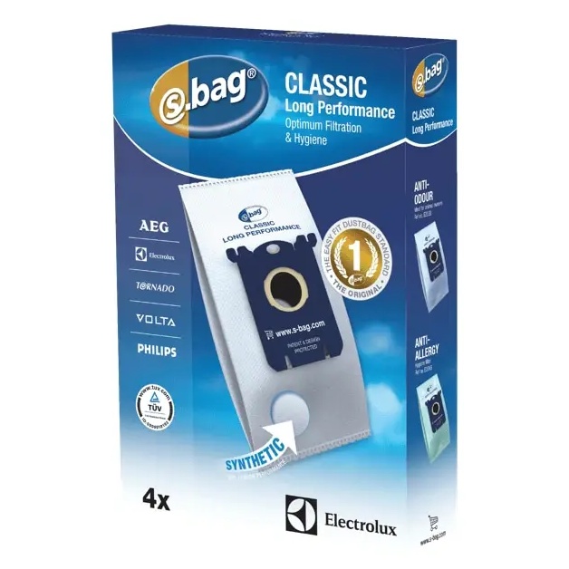 Filtre Electrolux E201B, synthétique, haute filtration 99%, bleu et blanc