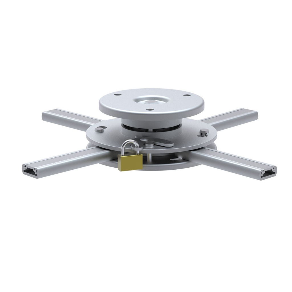 Support plafond vidéoprojecteur Hauteur 6cm Diamètre 16-33cm KIMEX