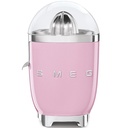 Presse-agrumes Smeg CJF01PKEU rose style années 50, cône universel en inox, bec anti-goutte, 70 W