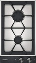Plaque gaz Gaggenau VG232220 Vario Série 200, 2 foyers gaz naturel, grilles en fonte, allumage électronique