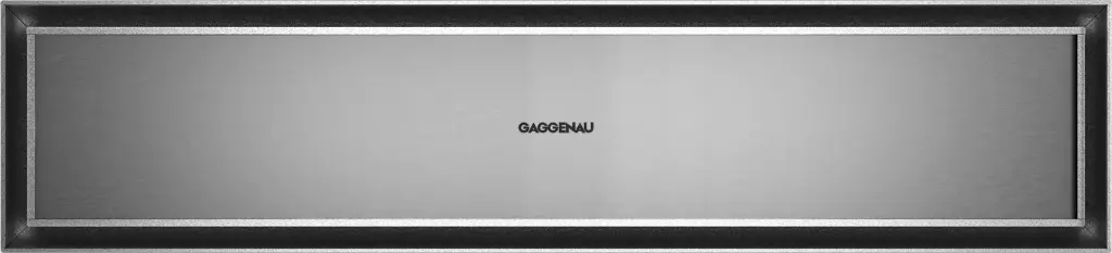 Tiroir culinaire et chauffant Gaggenau GW451120, 60 cm, inox et verre fumé, 20 litres, Home Connect