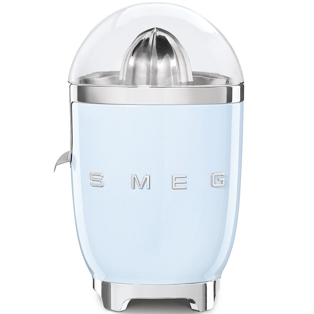 Presse-agrumes électrique Smeg CJF01PBEU, 70 W, cône universel en inox, base antidérapante, style années 50