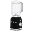 Blender Smeg BLF01BLEU, bol 1,5 L, 800 W, 4 vitesses, fonction pulse et programme glace pilée