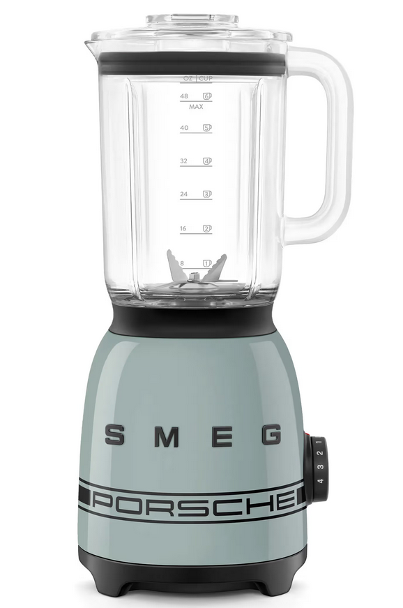 Blender Smeg BLF03PSGEU, bol Tritan Renew 1,5 L, 800 W, 4 programmes préréglés, finition Vert Ombre brillant