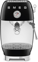 Machine expresso Smeg ECF03BLEU semi-automatique, réservoir 1,4 L, pression 15 bar, café moulu, 2 tasses