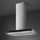 Hotte îlot SMEG KBTI9L4VN 90 cm, 626 m³/h, classe A, acier inoxydable, LED