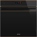 FOUR PYRO VAPEUR NOIR/CUIVRE SMEG