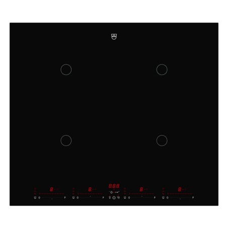 Plaque de cuisson induction V ZUG 3111500010, 4 zones de cuisson, 7.4 kW, largeur 571 mm, raccordement 380-415 V 2N~