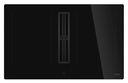 Table induction aspirante Smeg HOBD482D2, 83 cm, 4 foyers, hotte intégrée 630 m³/h, commandes EvoSlider