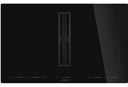 Table induction aspirante Smeg HOBD682D2, 83 cm, 4 foyers induction, hotte intégrée, commandes Multi Slider