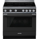 Piano de cuisson Smeg CPF9IPAN, induction 5 zones, four électrique 115 L, détection de casserole, écran TFT