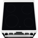 Cuisinière vitrocéramique Electrolux LKR64890BW, four pyrolyse, chaleur tournante pulsée, grilloir électrique