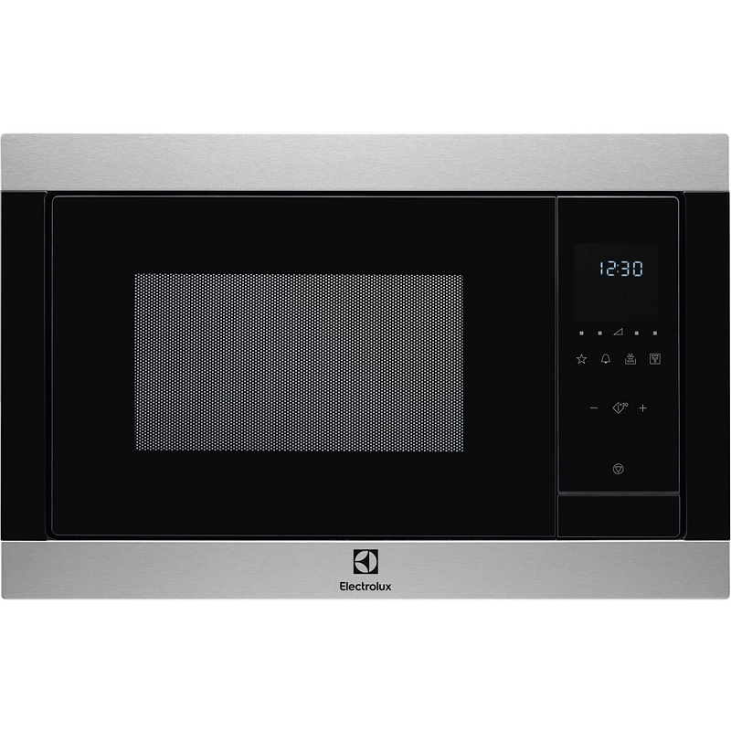 Micro-ondes gril Electrolux BMS5253TMX, 25 litres, 900 W, gril quartz 1000 W, finition noire et inox anti-trace