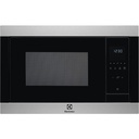 Micro-ondes gril Electrolux BMS5253TMX, 25 litres, 900 W, gril quartz 1000 W, finition noire et inox anti-trace