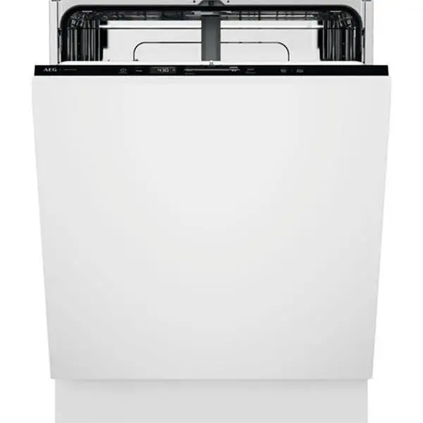 Lave-vaisselle tout intégrable AEG GI6200C2SG, 13 couverts, moteur inverter, écran LCD tactile, départ différé 24h