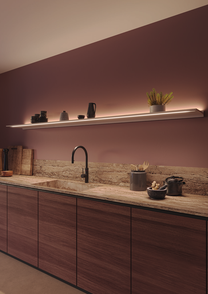 Novy Shelf Mineral Black 215cm