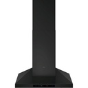 Hotte décorative AEG DKB6671HB murale noire, 610 m³/h, commande tactile, éclairage LED, 2 filtres aluminium
