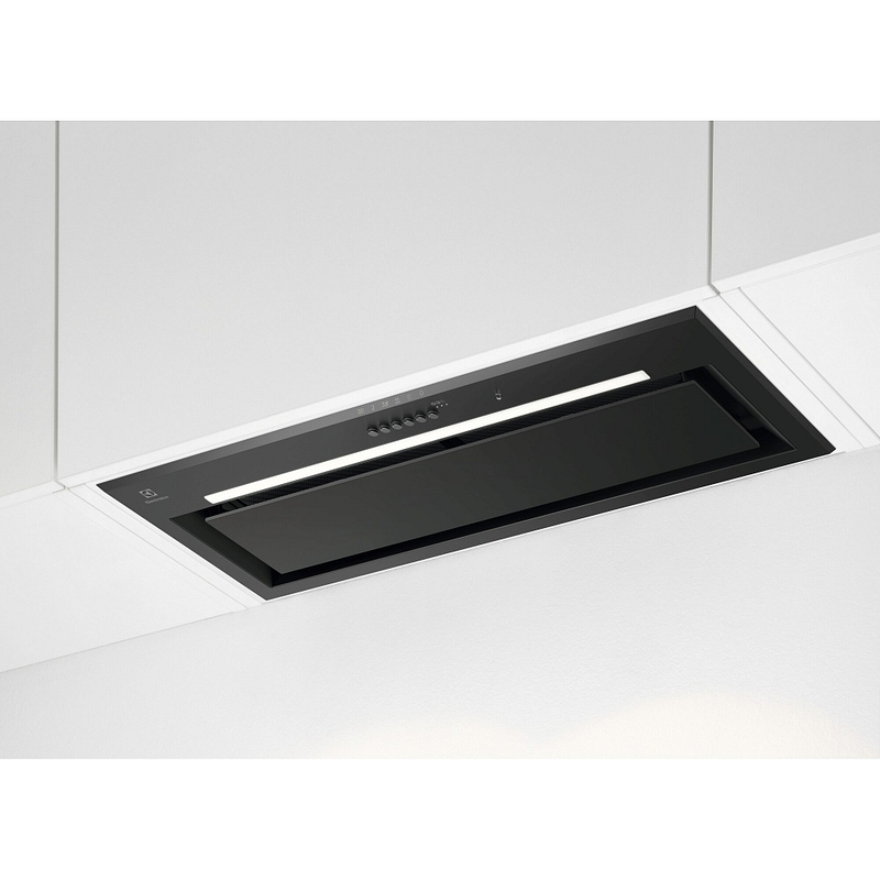 Groupe filtrant Electrolux LFG818K, montée au mur, noir, 650 m³/h, 3 vitesses, éclairage 1 ampoule, classe A++