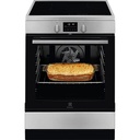 Cuisinière induction Electrolux LKI64890CX 60x60, 3 foyers, four 73 L à pyrolyse, chaleur tournante pulsée