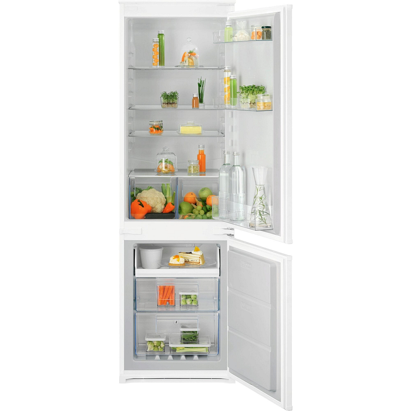 Réfrigérateur-congélateur intégrable Electrolux LNA7NE18S, 257 L, No Frost, classe E, 35 dB, charnière à droite