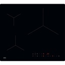 Plaque induction AEG TN63IV00CB, 60 cm, 3 foyers, verre-céramique, commande tactile, minuteur numérique