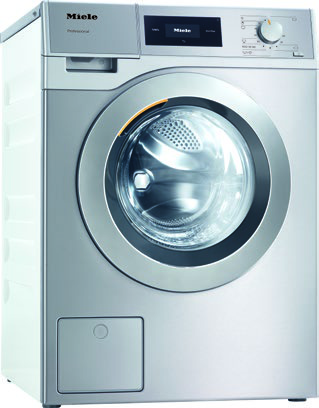Lave-linge Miele PWM507DPFSST, capacité 7,0 kg, chargement frontal, moteur synchrone sans entretien, façade Inox