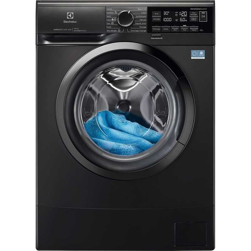 Lave-linge hublot Electrolux EW6S3626XA, 6 kg, classe A, moteur Inverter+, essorage 1151 t/m, tambour inox 42 L