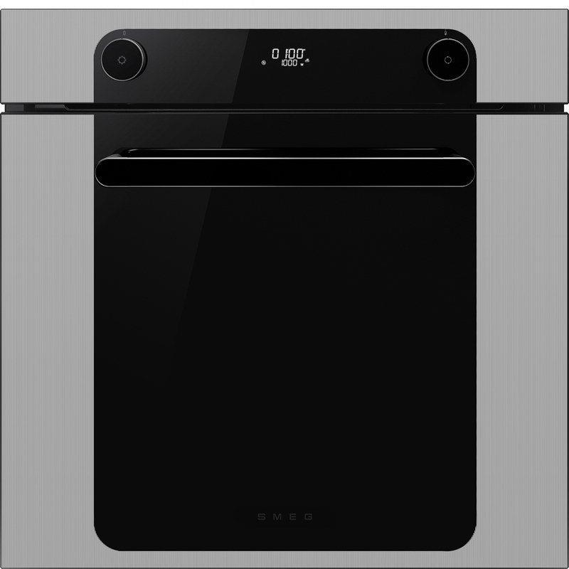 Four pyrolyse Smeg SFP6201TS, 70 L, argent, convection, grill, écran LCD, autonettoyant