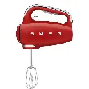 Gril multifonction Smeg MGF01RDEU, 1680 W, 3 programmes de cuisson, revêtement anti-adhésif, écran LCD