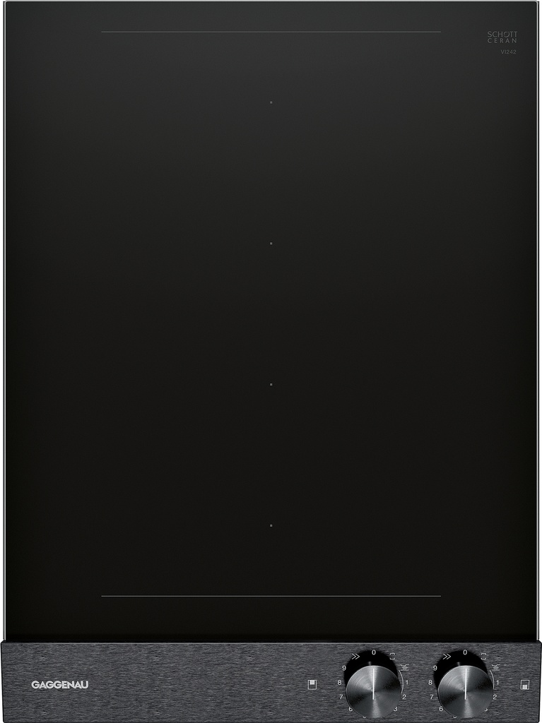 Table de cuisson Gaggenau VI242120, 38 cm, 2 zones induction Flex, 3700 W Booster, Frying-Sensor