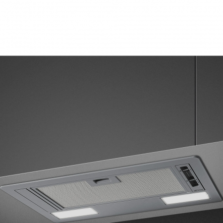 Hotte Smeg KSG52E intégrée, extraction 224 m³/h, 3 vitesses, éclairage LED, classe énergétique C